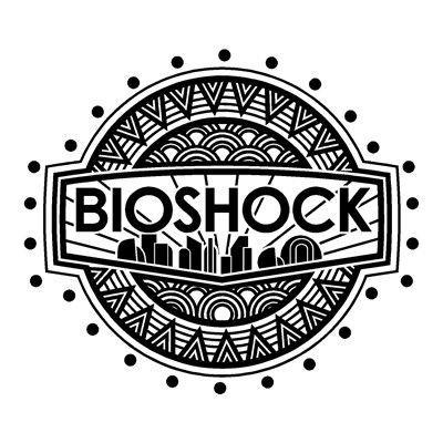 BioShock Logo - Bioshock - Art Deco Logo | Bike and Brew | Art deco logo, Bioshock ...