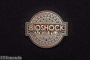 BioShock Logo - Details about Bioshock Game Logo Metal Pin - NEW - Big Daddy 2 Rapture  Little Sister Infinite