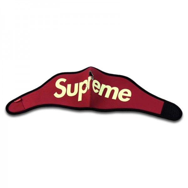 Suprerem Logo - Supreme Logo Neoprene Face Mask (Red)