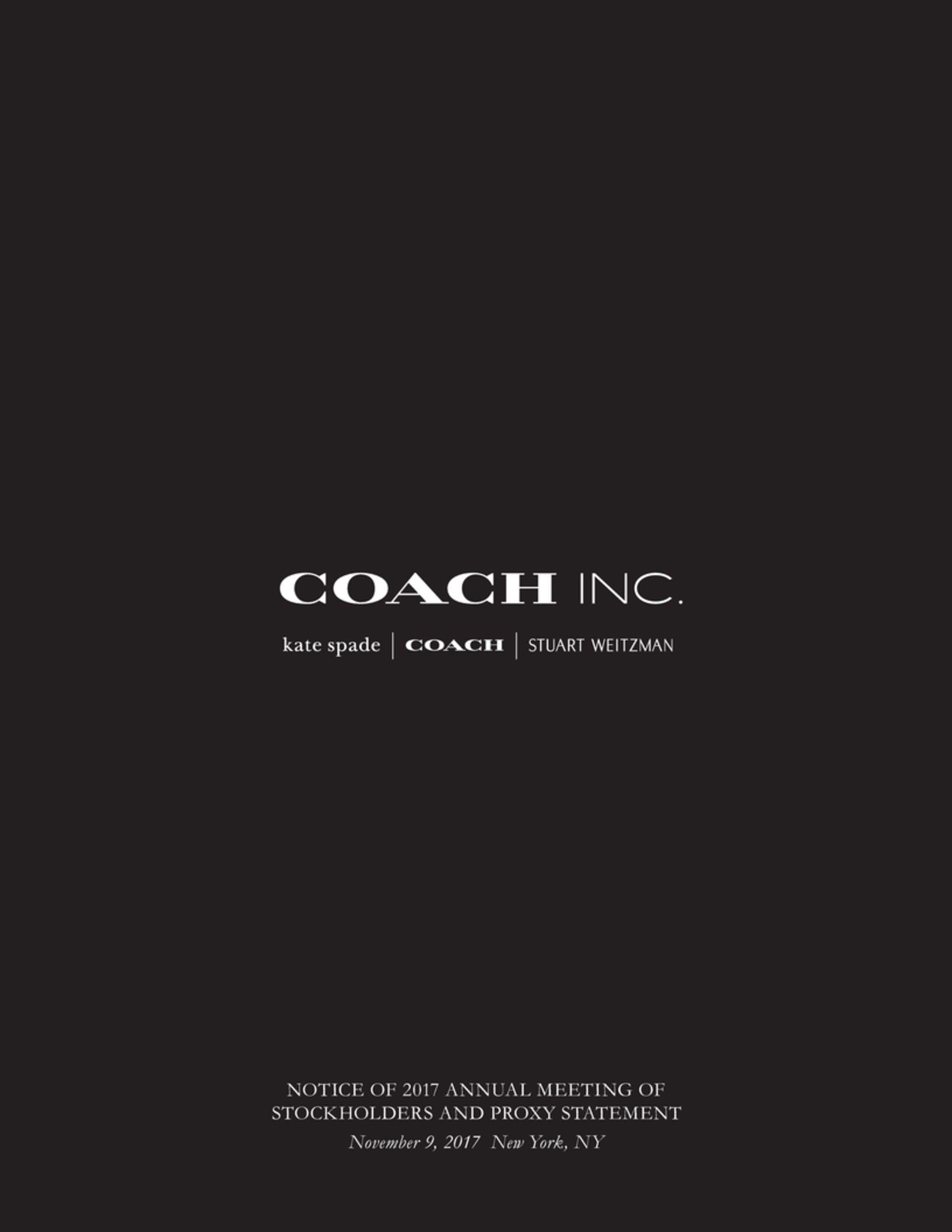 Jimmychooltd Logo - Amended and Restated Coach, Inc. 2010 Stock Incentive Plan