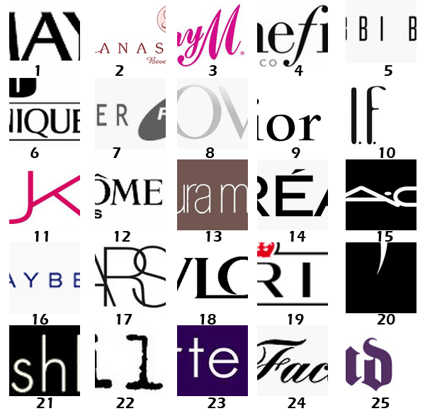 Makeup Products Logo - Makeup Logos Quiz - By abbyyyrose