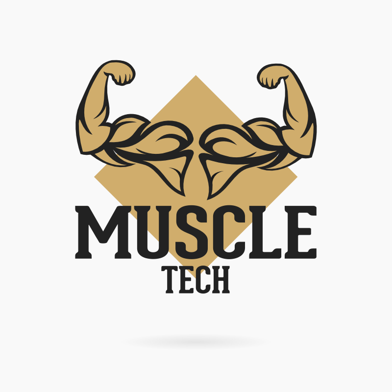 MuscleTech Logo - MuscleTech Fitness Logo Template. Bobcares Logo Designs Services
