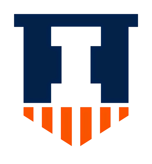 Illini Logo - sports team rebrand. University school sports branding design. New