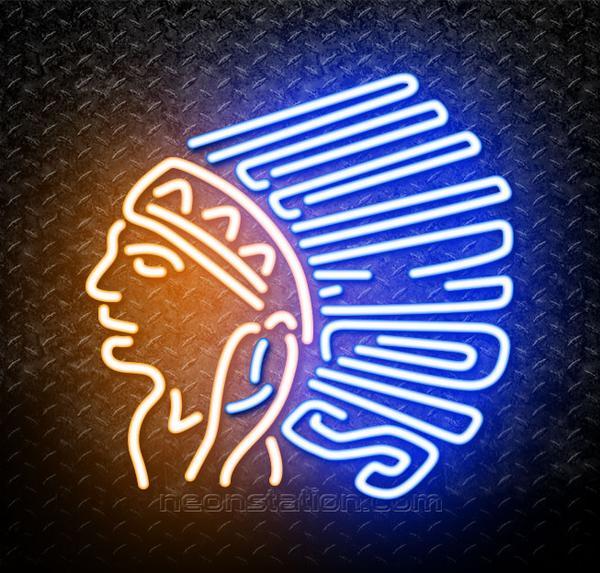 Illini Logo - NCAA Illinois Fighting Illini Logo Neon Sign