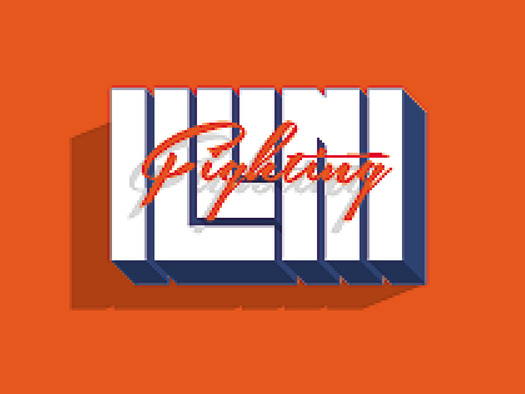Illini Logo - 8bit Varient Retro Illini Logo by Will Wyss on Dribbble