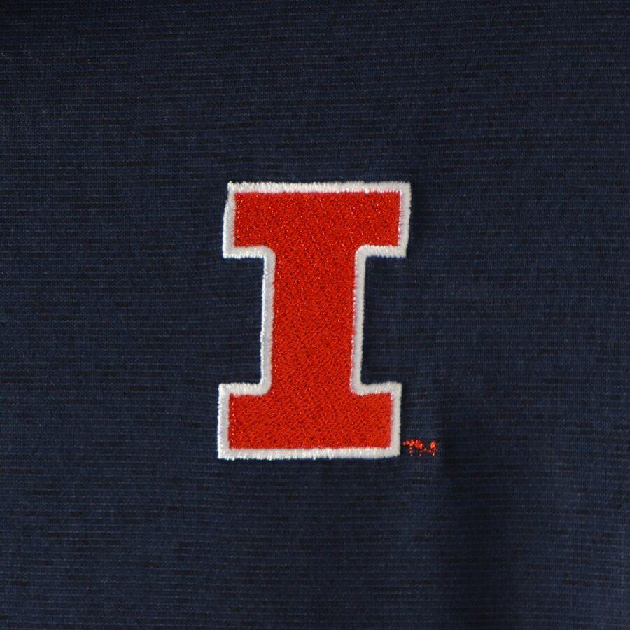 Illini Logo - Men's Nike Navy Illinois Fighting Illini Logo Performance Polo