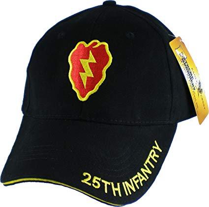 Infantry Logo - US Army 25th Infantry Logo Baseball Cap, Black