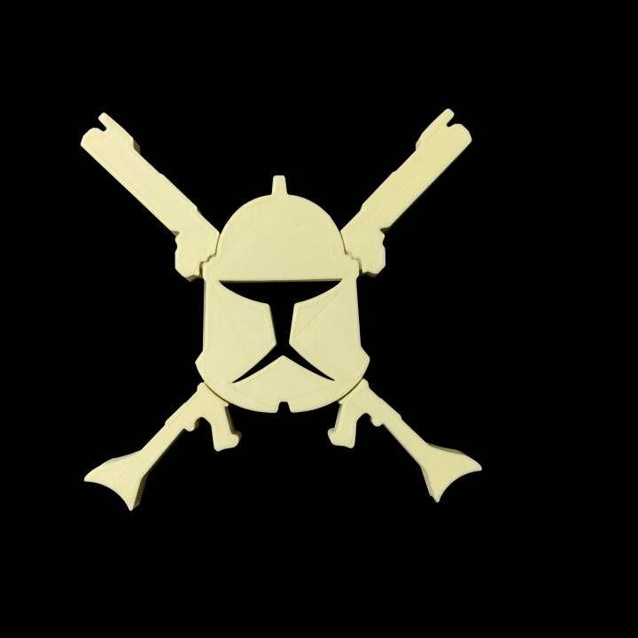 Infantry Logo - 3D Printable Clone Infantry patch logo by Nathan Allan
