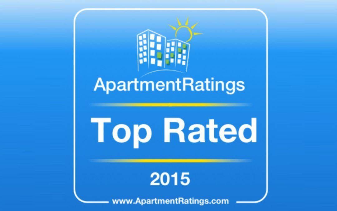 Apartmentratings.com Logo - Top Rated in 2015 by ApartmentRatings.com! | Venterra.com I Highly ...