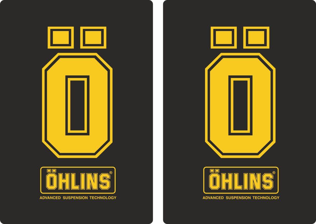 Ohlins Logo - Details about Ohlins Suspension Bike Upper Fork Decal Sticker Graphic Set  Adhesive 2Pcs #5