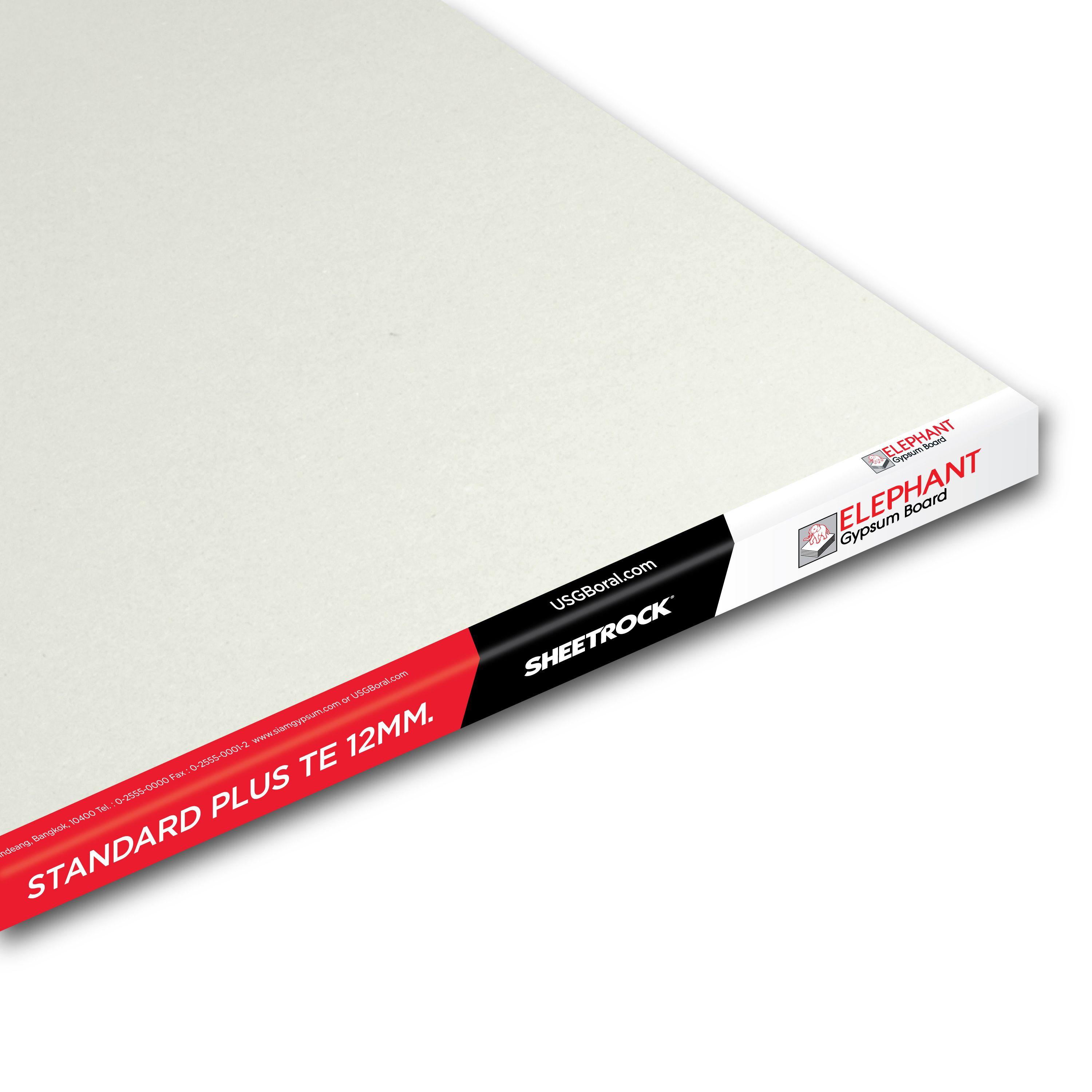 Sheetrock Logo - Standard Board Plus Gypsum Board | patented by SHEETROCK USA