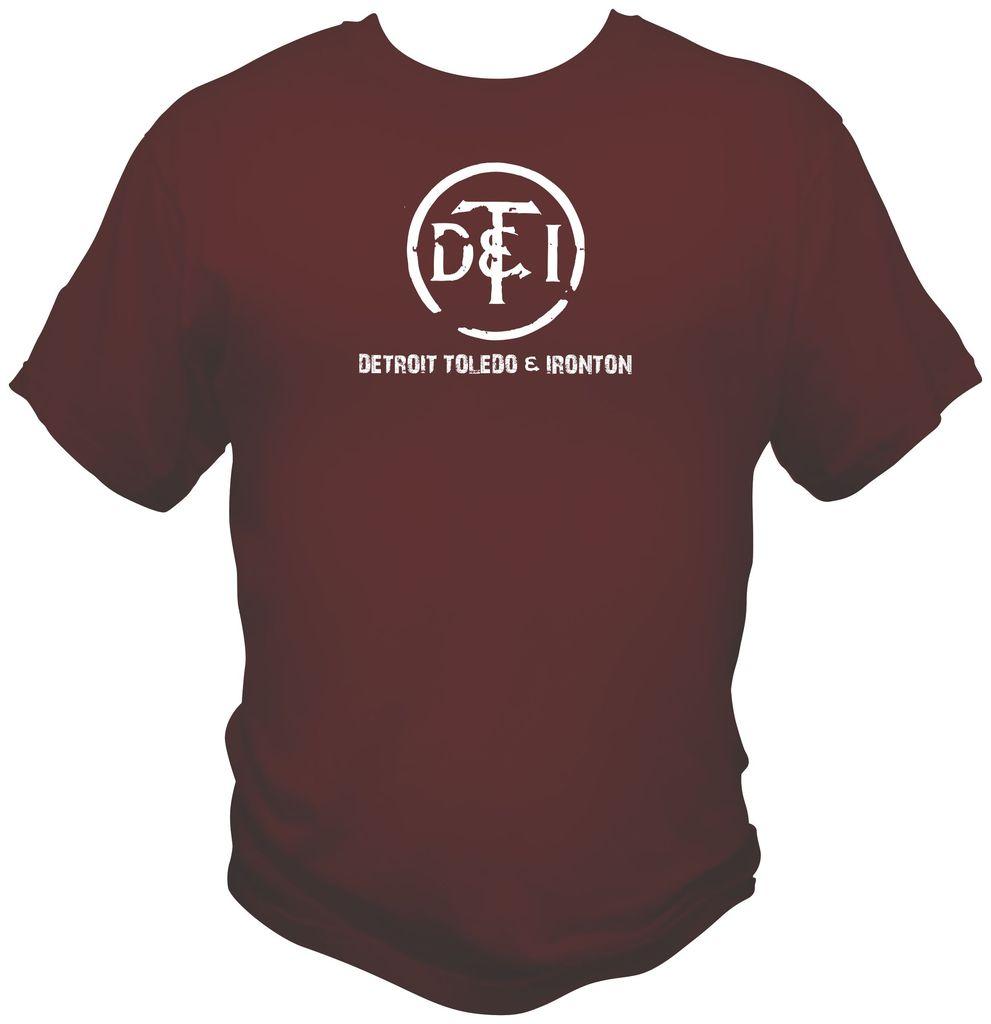 Ironton Logo - Detroit Toledo & Ironton Faded Logo Shirt