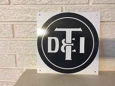 Ironton Logo - DT&I DETROIT TOLEDO Ironton Railroad Logo Aluminum Sign New 9.75