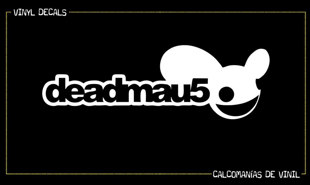 Deadmau5 Logo - Deadmau5 Logo 10x3.25 Vinyl Cut Sticker