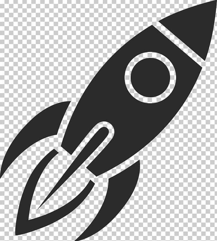 Spacecraft Logo - Rocket Launch Spacecraft Logo PNG, Clipart, Black And White, Clip ...