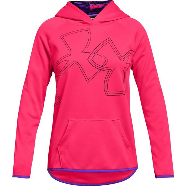 Scheels Logo - Grade School Girls' Under Armour Fleece Dual Logo Hoodie