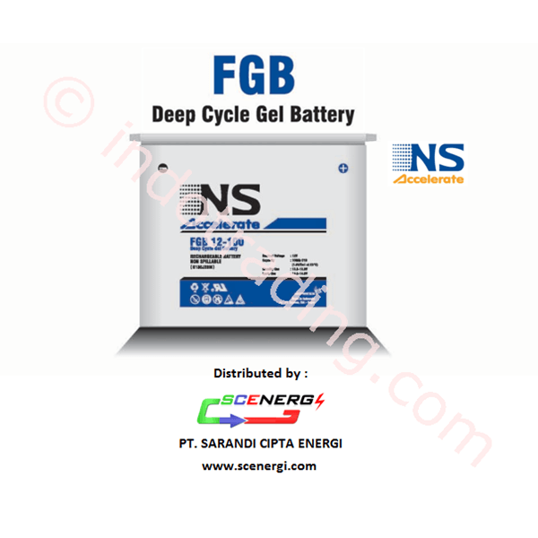 Nsag Logo - Sell (NSAG) Battery VRLA Gel 12 V - 200 Ah