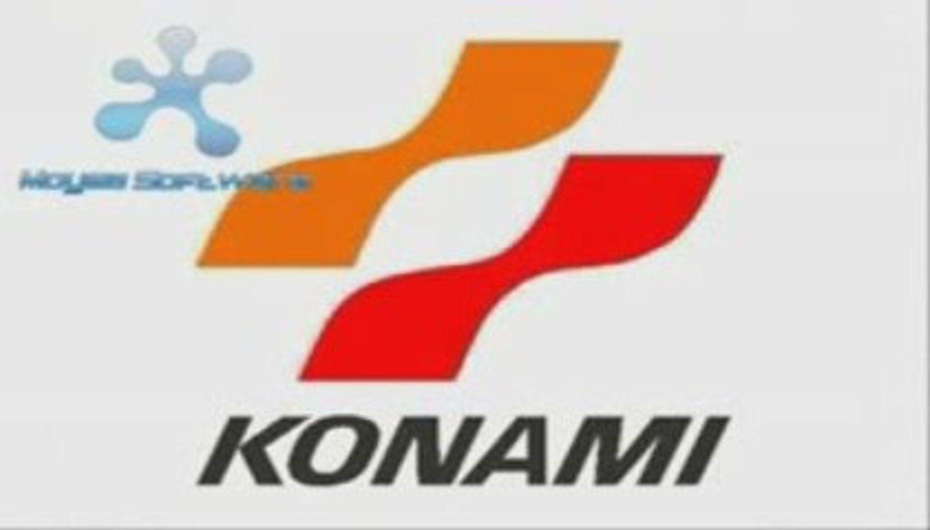 Konami Logo - Konami Walking logo malfunction