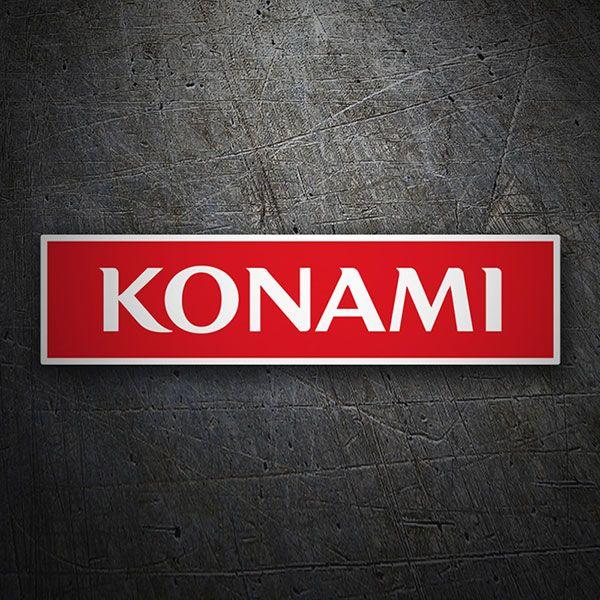 Konami Logo - Sticker Konami Logo