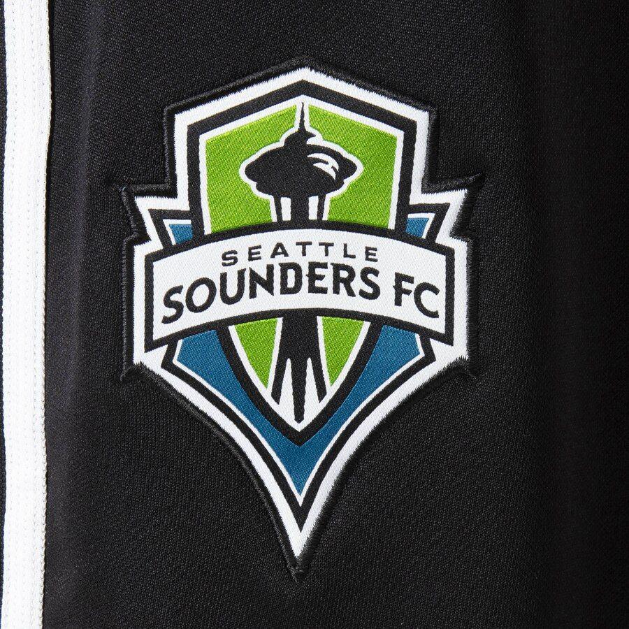 Sounders Logo - Men's Seattle Sounders FC adidas Black Team Logo climacool Training Pants
