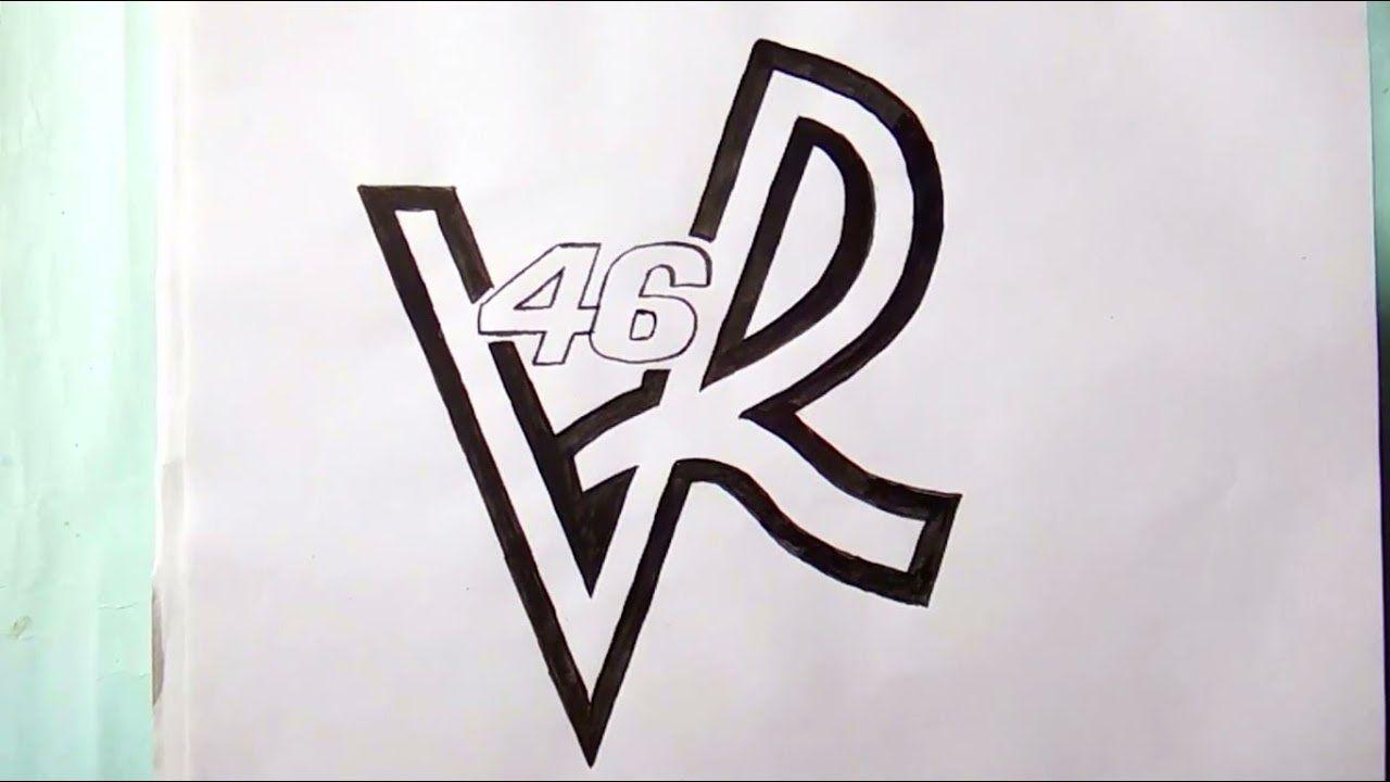 Rossi Logo - How to draw the Valentino rossi logo