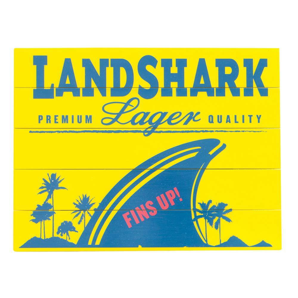 MV-1 Logo - Margaritaville Landshark Lager Outdoor Wall Art Sign