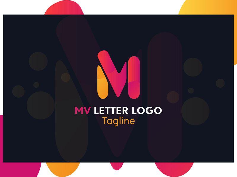 MV-1 Logo - MV LETTER LOGO DESIGN by Md Shahadat Hossain on Dribbble