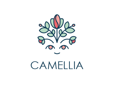 Camellia Logo - Camellia - Logo Heroes - Logo inspiration Gallery