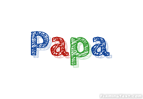 Papa Logo - Papa Logo | Free Name Design Tool from Flaming Text