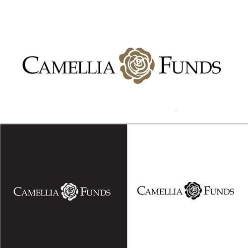 Camellia Logo - Classic Camellia Flower with an Edge for Investment Firm | Logo ...