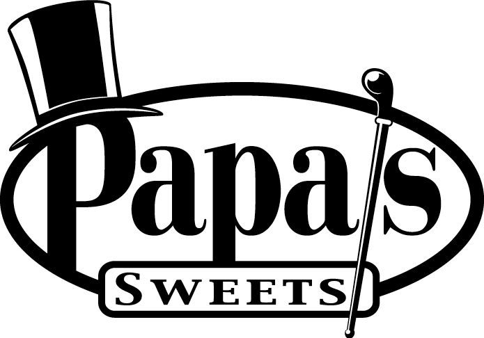 Papa Logo - Papa's Sweets logo identity