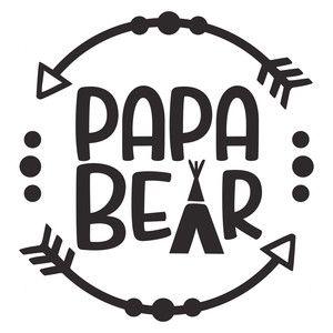 Papa Logo - Silhouette Design Store - View Design #197125: papa bear logo
