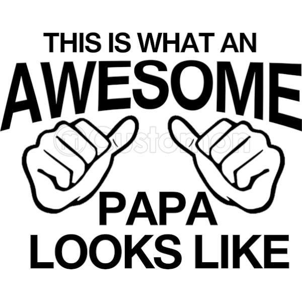 Papa Logo - AWESOME PAPA Logo Travel Mug - Kidozi.com