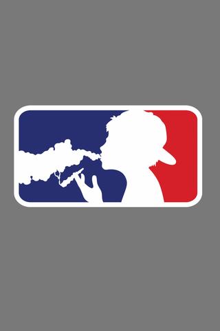 Smokers Logo - Major League Smokers Logo Sticker
