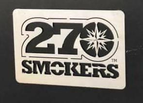 Smokers Logo - 270 Logo - Stainless Steel Plate