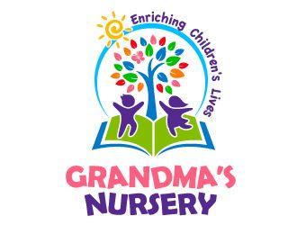 Nursery Logo - Grandmas Nursery logo design - 48HoursLogo.com