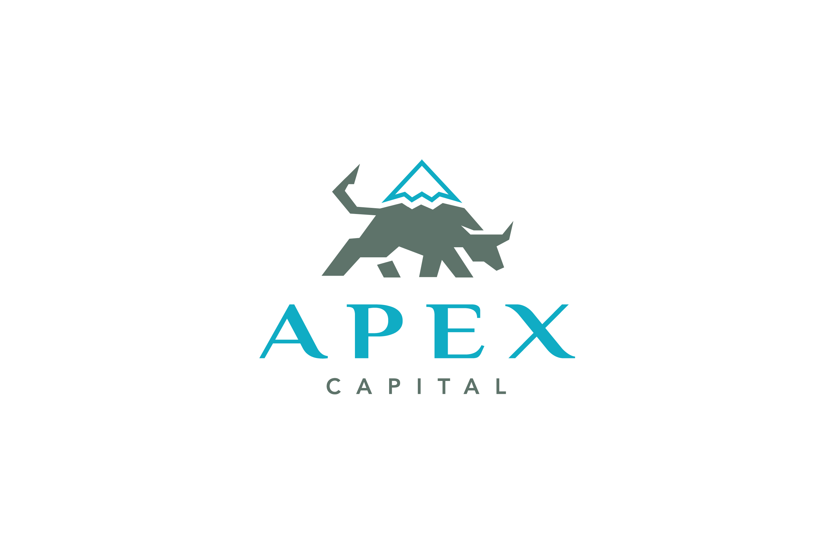 Apex Logo - Apex Capital Bull Logo Design