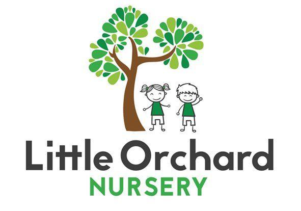 Nursery Logo - Child day care & baby care. Little Orchard Nursery