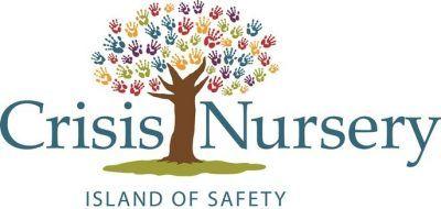 Nursery Logo - Safe Children. Strong Families. Island of Safety. - Crisis Nursery