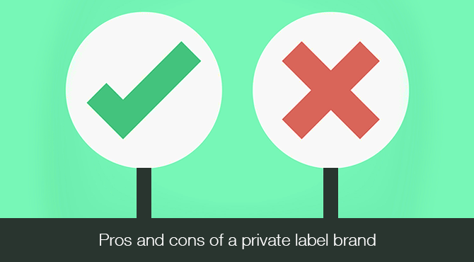 Cons Logo - Pros and Cons of private labelling