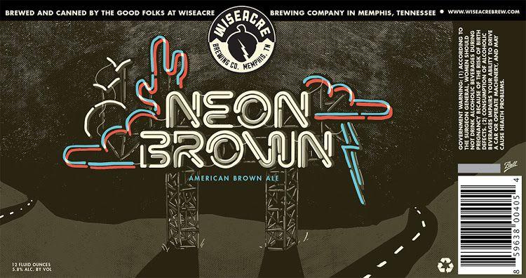 Wiseacre Logo - Neon Brown from Wiseacre Brewing near you