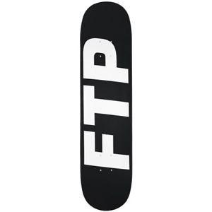 FTP Logo - FTP Logo Deck (Black) Skateboard (Size 8.25)