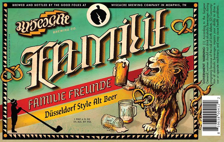 Wiseacre Logo - Familie Freunde Düsseldorf Style Alt Bier from Wiseacre Brewing ...