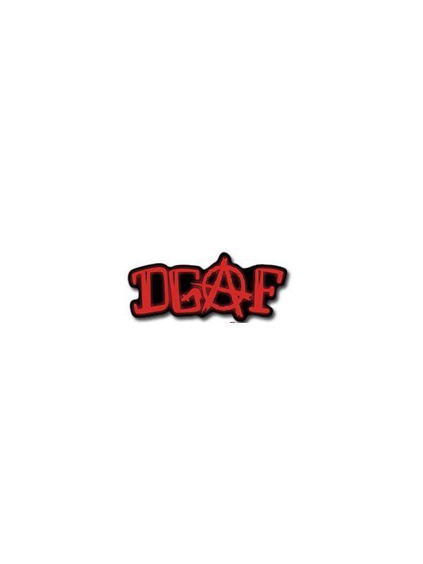 Dgaf Logo - DGAF- Large Logo Sticker