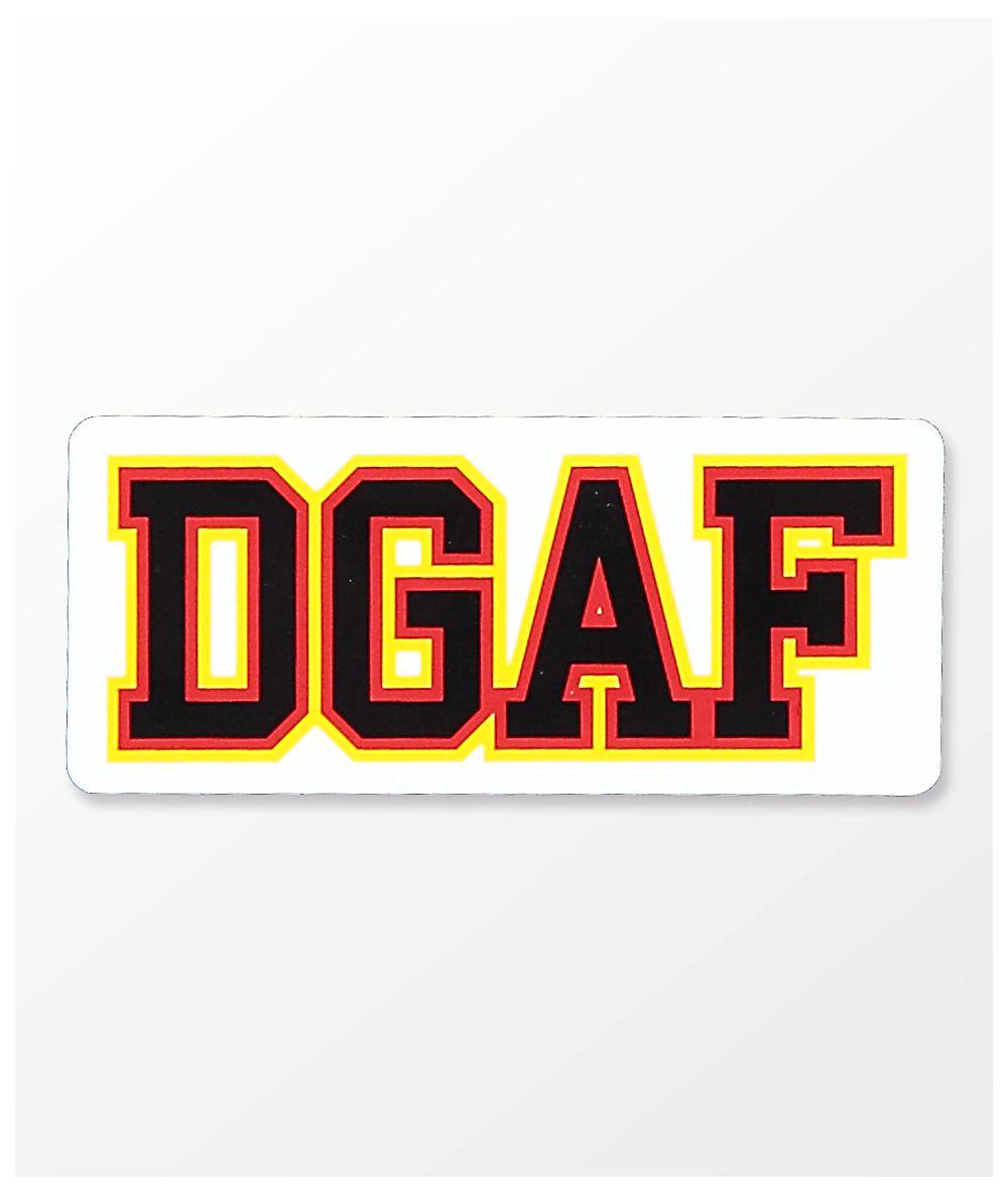 Dgaf Logo - A-Lab DGAF Sticker
