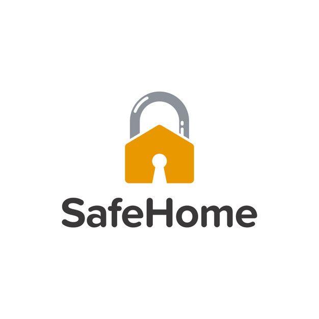 Safe Logo - Safe home logo Vector | Premium Download