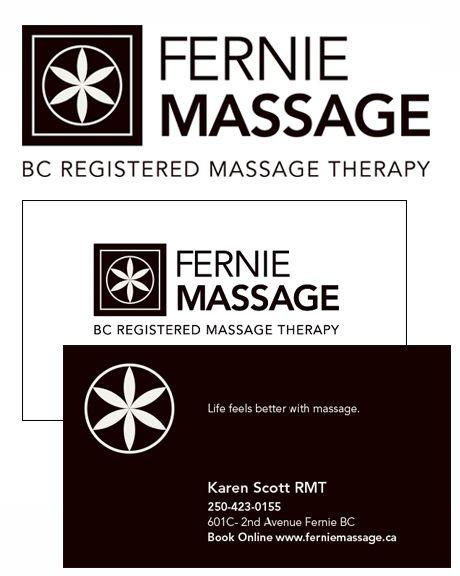 Fernie Logo - Fernie Massage – Claris Media Inc.