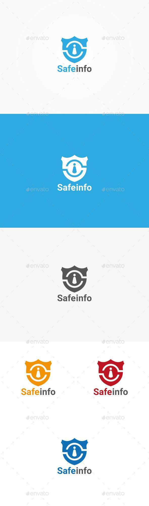 Safe Logo - Safe Info Logo (AI Illustrator, Resizable, CS, abstract, access ...