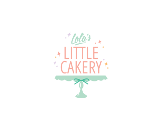 Cakery Logo - Lola's Little Cakery Designed