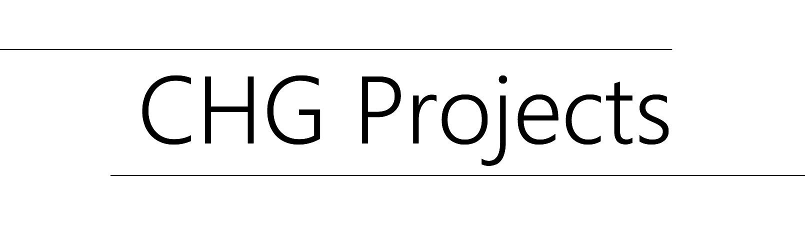 Chg Logo - CHG Projects. Just another WordPress site